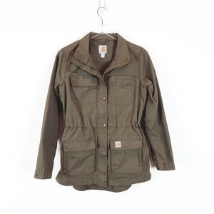 Carhartt Army Green Utility Jacket Size Small 4/6